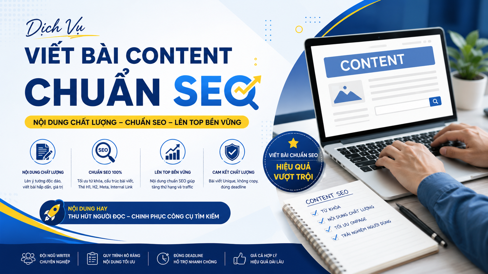 Dịch Vụ Viết Bài Content Chuẩn SEO
